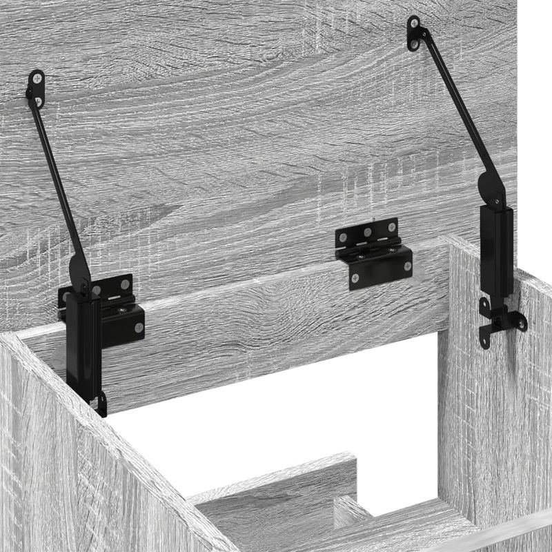 Casa si Gradina - Mobilier - Mese si birouri - Birouri - Pupitru cu roti si sertar sonoma gri 55x55x107cm lemn prelucrat - Infinity.ro