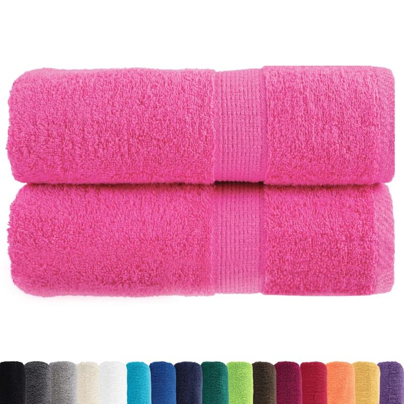 Casa si Gradina - Textile si covoare - Textile baie - Prosoape - Prosoape oaspeti premium 2buc. roz 30x50cm 600gsm 100% bumbac - Infinity.ro
