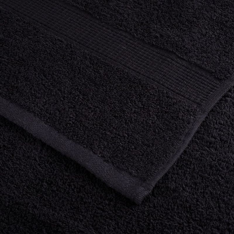 Casa si Gradina - Textile si covoare - Textile baie - Prosoape - Prosoape oaspeti premium 4buc. negru 30x50cm 600gsm 100% bumbac - Infinity.ro