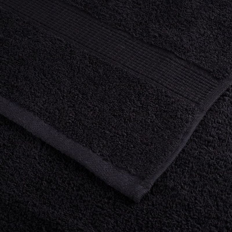 Casa si Gradina - Textile si covoare - Textile baie - Prosoape - Prosoape de sauna premium 4 buc. 80x200 cm 600 gsm 100% bumbac, negru - Infinity.ro