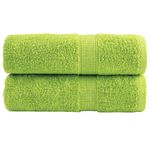 Casa si Gradina - Textile si covoare - Textile baie - Prosoape - Prosoape oaspeti premium 2buc. 30x50cm 600gsm 100% bumbac, verde măr - Infinity.ro