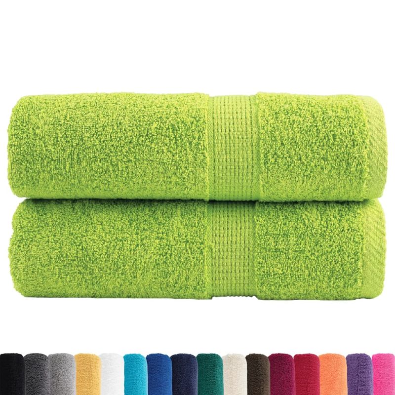 Casa si Gradina - Textile si covoare - Textile baie - Prosoape - Prosoape oaspeti premium 2buc. 30x50cm 600gsm 100% bumbac, verde măr - Infinity.ro