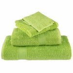 Casa si Gradina - Textile si covoare - Textile baie - Prosoape - Prosoape oaspeti premium 2buc. 30x50cm 600gsm 100% bumbac, verde măr - Infinity.ro