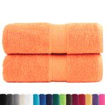 Casa si Gradina - Textile si covoare - Textile baie - Prosoape - Prosoape premium 2 buc. portocaliu 30x30 cm 600 gsm 100% bumbac - Infinity.ro