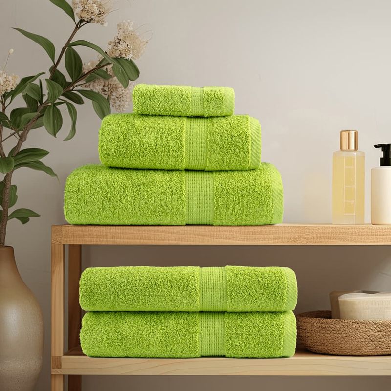 Casa si Gradina - Textile si covoare - Textile baie - Prosoape - Set de prosoape premium, 8 piese verde mar 600 g/m² 100% bumbac - Infinity.ro