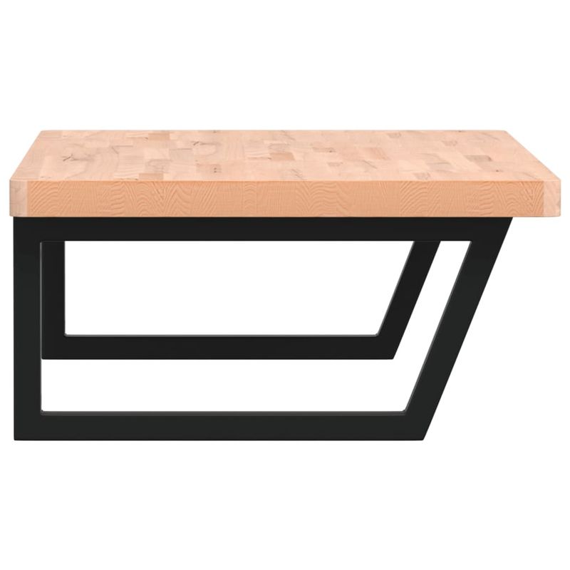 Casa si Gradina - Mobilier - Comode si corpuri - Masute de toaleta - Raft pentru lavoar montat pe perete, otel si lemn masiv fag - Infinity.ro