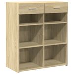 Casa si Gradina - Mobilier - Comode si corpuri - Comode - Dulap, stejar sonoma, 80x42,5x93 cm, lemn prelucrat - Infinity.ro