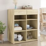 Casa si Gradina - Mobilier - Comode si corpuri - Comode - Dulap, stejar sonoma, 80x42,5x93 cm, lemn prelucrat - Infinity.ro