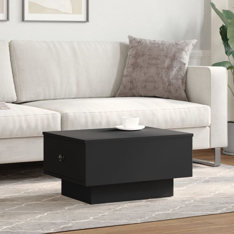 Casa si Gradina - Mobilier - Mese si birouri - Masute de cafea - Masa de cafea, negru, 60x45x31 cm, lemn prelucrat - Infinity.ro