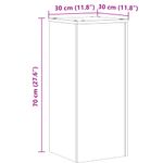 Casa si Gradina - Gradinarit si plante - Plante si ghivece - Ghivece si suporturi - Suporturi de plante 2 buc. lemn vechi 30x30x70cm lemn prelucrat - Infinity.ro
