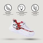 Fashion, accesorii si bijuterii - Copii - Incaltaminte copii - Sneakers si tenisi copii - Pantofi sport cu luminite Minnie Mouse,Alb model 2300004997, Marime 30 EU - Infinity.ro