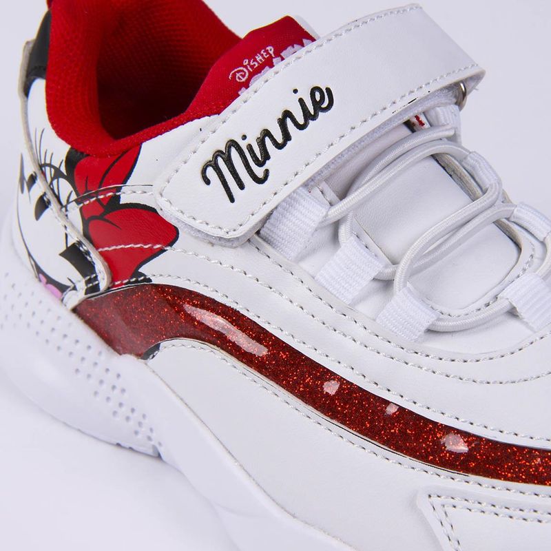 Fashion, accesorii si bijuterii - Copii - Incaltaminte copii - Sneakers si tenisi copii - Pantofi sport cu luminite Minnie Mouse,Alb model 2300004997, Marime 30 EU - Infinity.ro