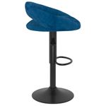 Casa si Gradina - Mobilier - Scaune si fotolii - Scaune - Scaune de bar, 2 buc., albastru, catifea - Infinity.ro