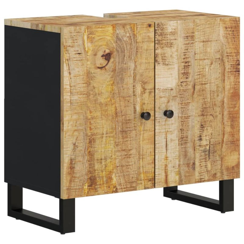 Casa si Gradina - Mobilier - Seturi de mobilier - Seturi baie - Set mobilier de baie, 3 piese, lemn masiv de mango - Infinity.ro