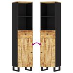 Casa si Gradina - Mobilier - Seturi de mobilier - Seturi baie - Set mobilier de baie, 3 piese, lemn masiv de mango - Infinity.ro