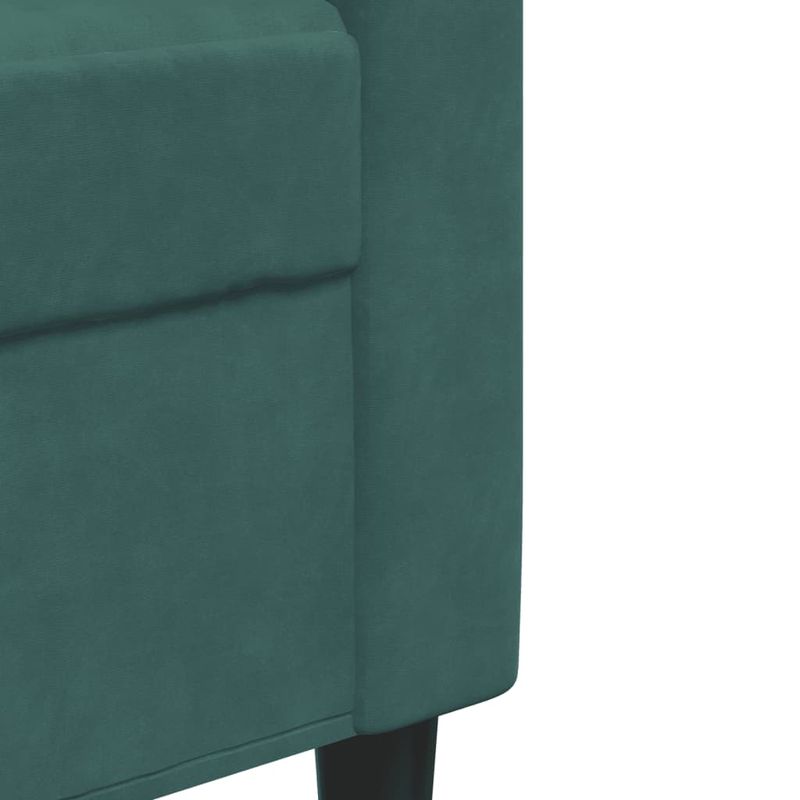 Casa si Gradina - Mobilier - Seturi de mobilier - Seturi living - Set de canapele cu perne, 2 piese, verde inchis, catifea - Infinity.ro