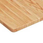 Casa si Gradina - Mobilier - Comode si corpuri - Masute de toaleta - Raft pentru lavoar montat pe perete, otel și lemn masiv stejar, maro deschis și negru, mărime 100x50x2.5 cm, model trapez - Infinity.ro