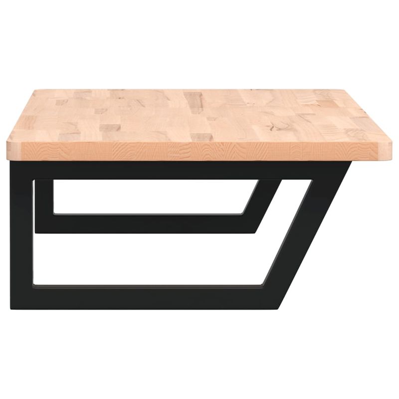 Casa si Gradina - Mobilier - Comode si corpuri - Masute de toaleta - Raft pentru lavoar montat pe perete, otel si lemn masiv fag - Infinity.ro