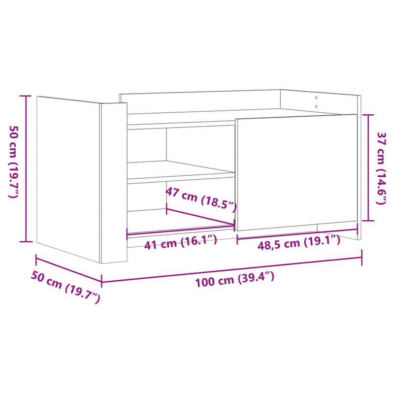 Casa si Gradina - Mobilier - Mese si birouri - Masute de cafea - Masuta de cafea, negru, 100x50x50 cm, lemn prelucrat - Infinity.ro