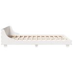 Casa si Gradina - Mobilier - Paturi si accesorii - Paturi - Cadru de pat cu tablie, alb, 150x200 cm lemn masiv pin - Infinity.ro