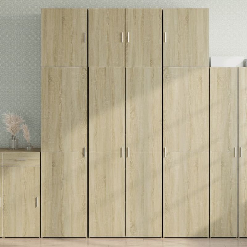 Casa si Gradina - Mobilier - Comode si corpuri - Corpuri bucatarie - Dulap inalt, stejar sonoma, 80x42,5x249 cm, lemn prelucrat - Infinity.ro