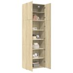 Casa si Gradina - Mobilier - Comode si corpuri - Corpuri bucatarie - Dulap inalt, stejar sonoma, 80x42,5x249 cm, lemn prelucrat - Infinity.ro