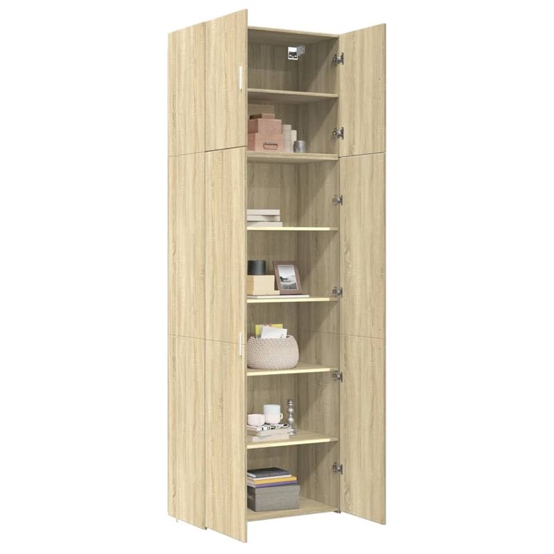 Casa si Gradina - Mobilier - Comode si corpuri - Corpuri bucatarie - Dulap inalt, stejar sonoma, 80x42,5x249 cm, lemn prelucrat - Infinity.ro
