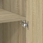 Casa si Gradina - Mobilier - Comode si corpuri - Corpuri bucatarie - Dulap inalt, stejar sonoma, 80x42,5x249 cm, lemn prelucrat - Infinity.ro