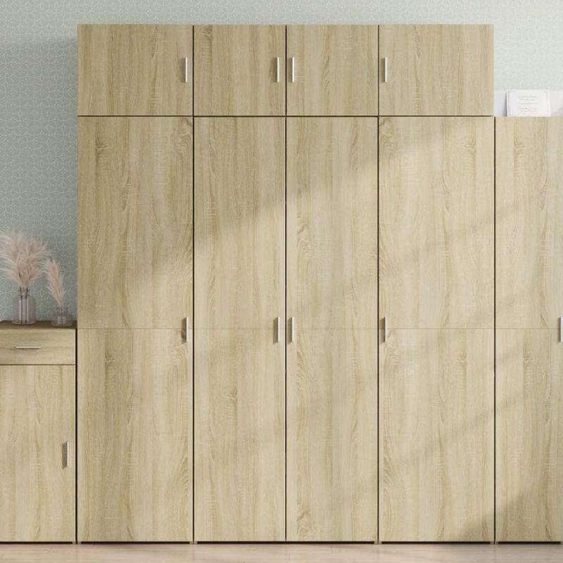 Casa si Gradina - Mobilier - Comode si corpuri - Corpuri bucatarie - Dulap inalt, stejar sonoma, 80x42,5x185 cm, lemn prelucrat - Infinity.ro