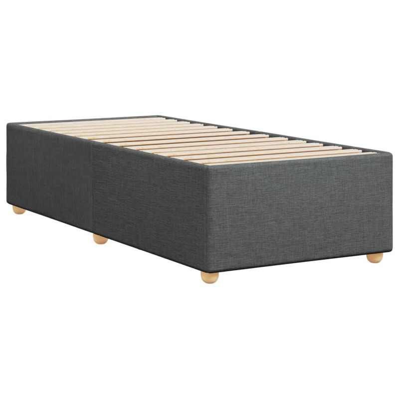 Casa si Gradina - Mobilier - Paturi si accesorii - Paturi - Cadru de pat, gri inchis, 80x200 cm, textil - Infinity.ro