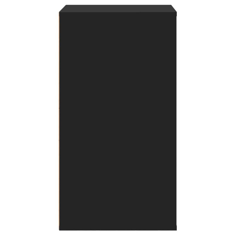 Casa si Gradina - Mobilier - Comode si corpuri - Comode - Dulap colt cu sertare negru 60x41x76 cm lemn prelucrat - Infinity.ro