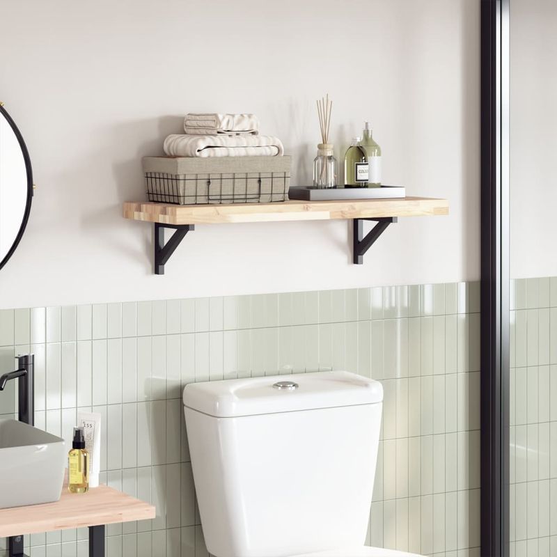 Casa si Gradina - Constructii - Lemn constructii - Placi lemn - Blat de masa 80x30x4 cm dreptunghiular lemn masiv de acacia, natural - Infinity.ro