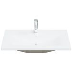 Casa si Gradina - Mobilier - Seturi de mobilier - Seturi baie - Set mobilier de baie, 2 piese, ceramica si lemn prelucrat - Infinity.ro