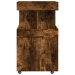 Casa si Gradina - Mobilier - Comode si corpuri - Comode - Carucior de bar, stejar fumuriu, 50x41x89 cm, lemn prelucrat - Infinity.ro