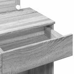 Casa si Gradina - Mobilier - Comode si corpuri - Masute de toaleta - Masa de toaleta cu LED, sonoma gri, 100x40x120 cm - Infinity.ro