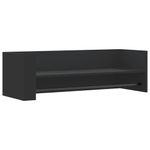 Casa si Gradina - Mobilier - Biblioteci si rafturi - Rafturi - Raft de perete, negru, 100x35x30,5 cm, lemn prelucrat - Infinity.ro