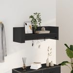 Casa si Gradina - Mobilier - Biblioteci si rafturi - Rafturi - Raft de perete, negru, 100x35x30,5 cm, lemn prelucrat - Infinity.ro