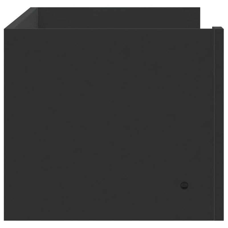 Casa si Gradina - Mobilier - Biblioteci si rafturi - Rafturi - Raft de perete, negru, 100x35x30,5 cm, lemn prelucrat - Infinity.ro