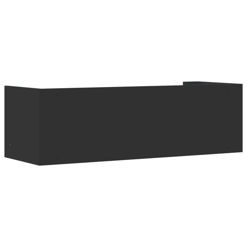Casa si Gradina - Mobilier - Biblioteci si rafturi - Rafturi - Raft de perete, negru, 100x35x30,5 cm, lemn prelucrat - Infinity.ro