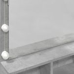 Casa si Gradina - Mobilier - Comode si corpuri - Masute de toaleta - Masa de toaleta cu LED, gri beton, 80x41x134,5 cm - Infinity.ro