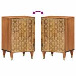 Casa si Gradina - Mobilier - Seturi de mobilier - Seturi baie - Dulap de baie, 38x33x58 cm, lemn masiv de mango - Infinity.ro