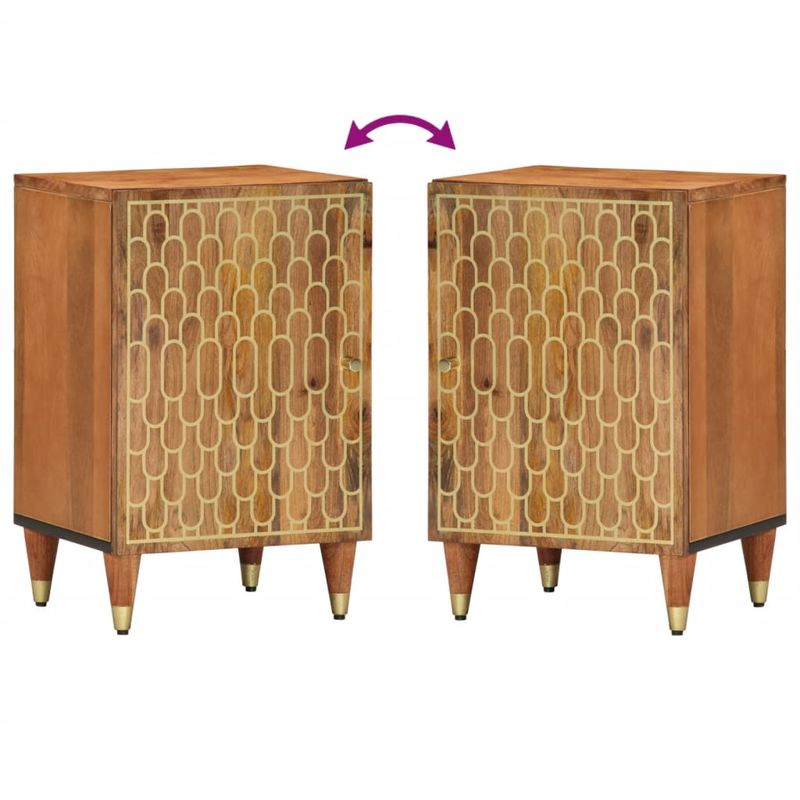 Casa si Gradina - Mobilier - Seturi de mobilier - Seturi baie - Dulap de baie, 38x33x58 cm, lemn masiv de mango - Infinity.ro