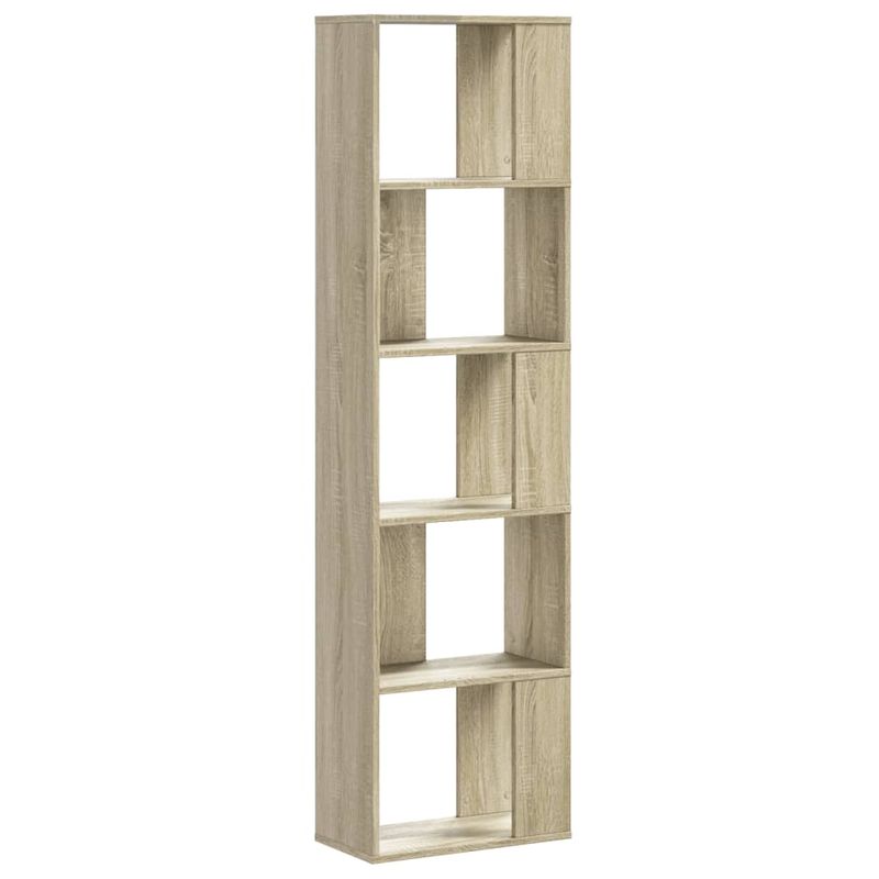 Casa si Gradina - Mobilier - Biblioteci si rafturi - Biblioteci - Biblioteca cu 5 niveluri stejar sonoma 45x23,5x162,5 cm lemn - Infinity.ro