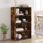Casa si Gradina - Mobilier - Comode si corpuri - Corpuri bucatarie - Dulap inalt, stejar fumuriu, 70x41x124 cm, lemn prelucrat - Infinity.ro