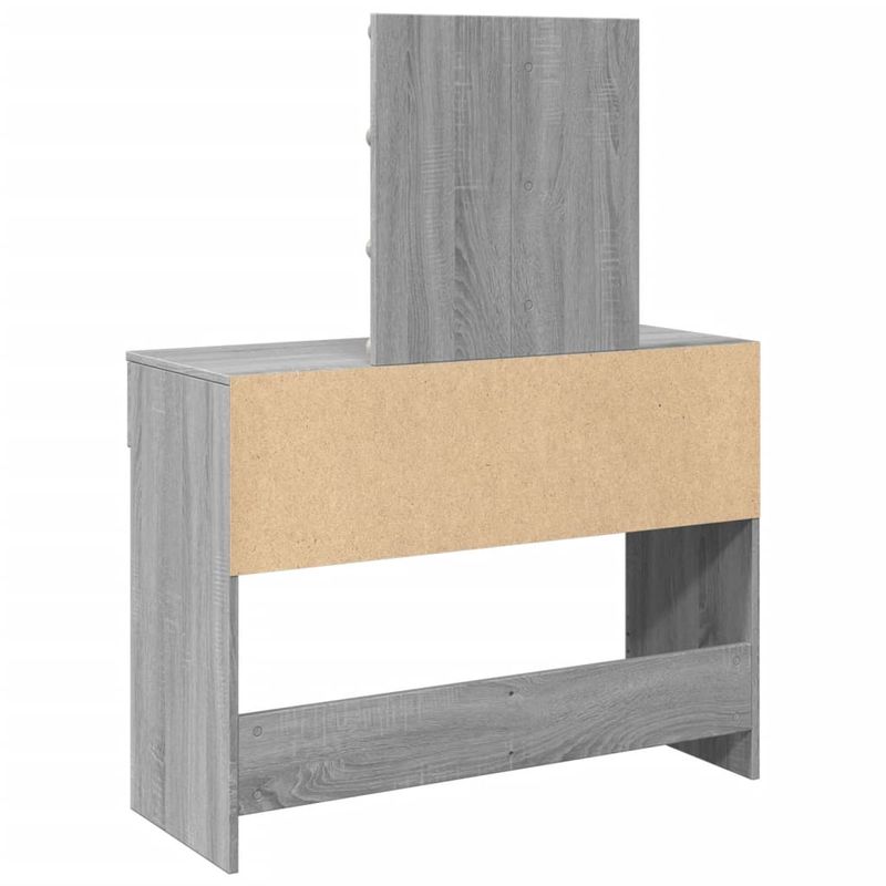 Casa si Gradina - Mobilier - Comode si corpuri - Masute de toaleta - Masa de toaleta cu LED, sonoma gri, 100x40x130 cm - Infinity.ro