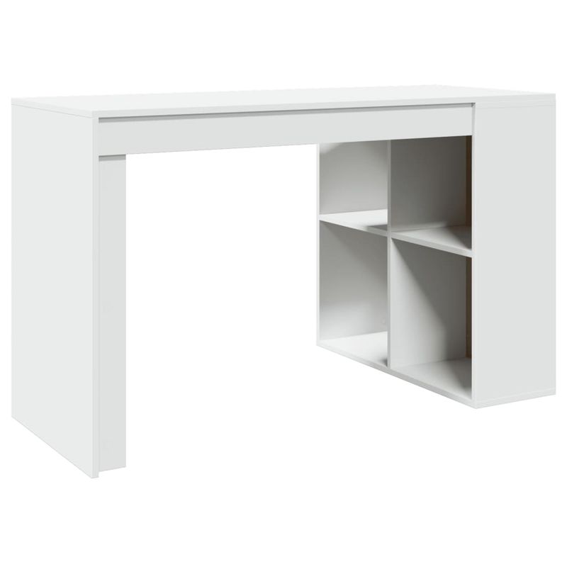 Casa si Gradina - Mobilier - Mese si birouri - Birouri - Birou, alb, 123,5x73,5x75 cm, lemn prelucrat - Infinity.ro