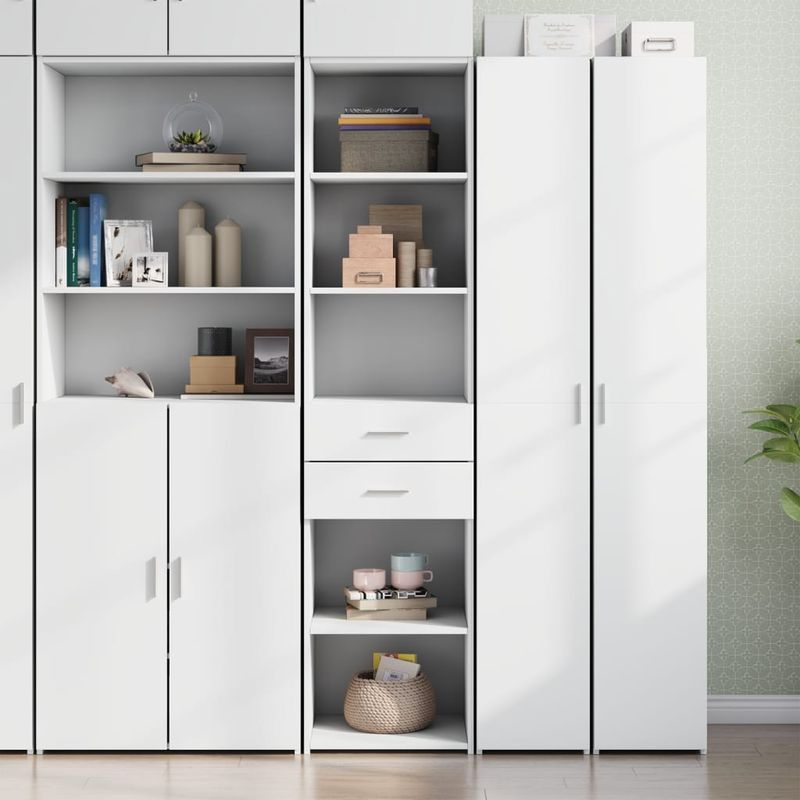 Casa si Gradina - Mobilier - Comode si corpuri - Corpuri bucatarie - Dulap inalt, alb, 45x42,5x185 cm, lemn compozit - Infinity.ro