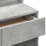 Casa si Gradina - Mobilier - Comode si corpuri - Masute de toaleta - Masa de toaleta cu oglinda, gri beton, 80x41x144,5 cm - Infinity.ro