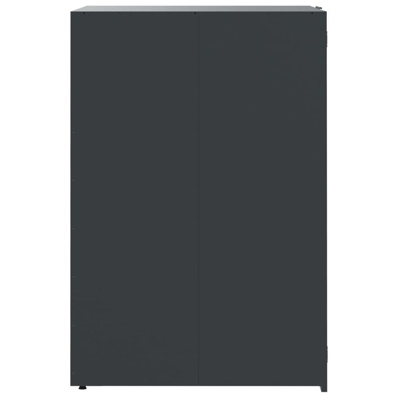 Casa si Gradina - Gradina si terasa - Mobilier exterior - Dulapuri si lazi depozitare exterior - Depozitare cos gunoi roti 5 cosuri antracit 345x79x117 cm otel - Infinity.ro