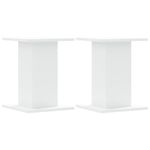 Casa si Gradina - Mobilier - Biblioteci si rafturi - Etajere - Suporturi difuzoare, 2 buc., alb, 30x30x40 cm, lemn prelucrat - Infinity.ro